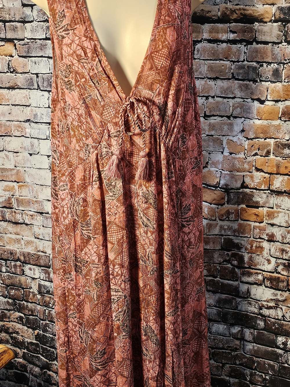 Faherty Eden Dress Island Breeze Floral Maxi Dress NWT Boho Resort Medium